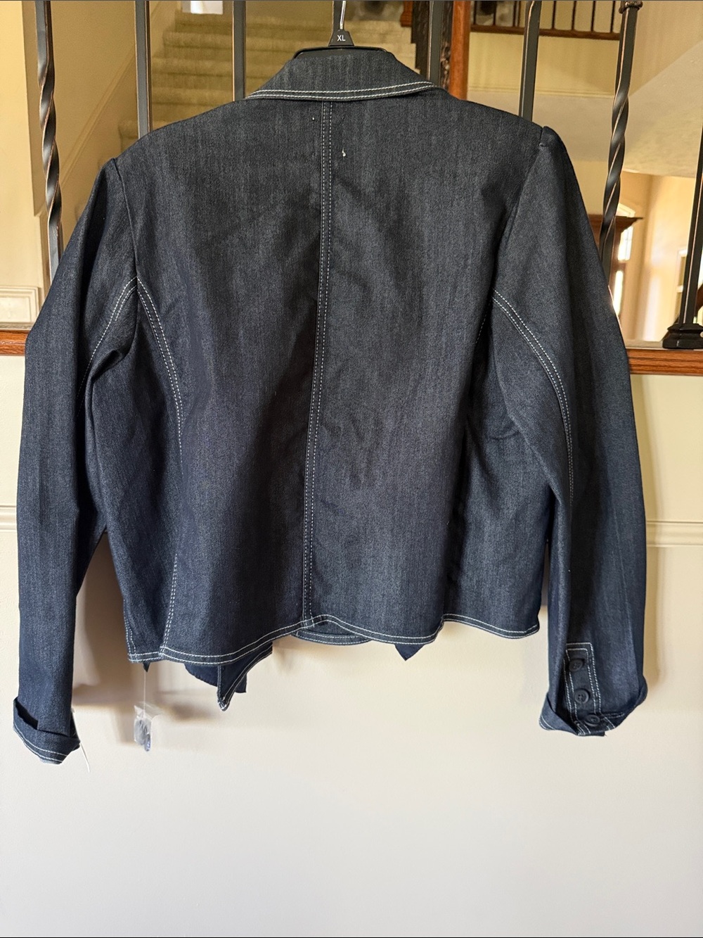 Maeve Denim Double-Breasted Blazer. NWT - Picture 4 of 4